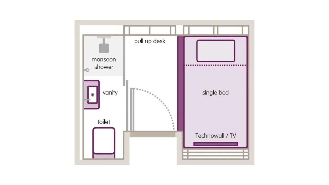 *** Capsule hotel Yotelair London Gatwick Airport Horley United Kingdom